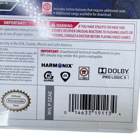 Rock Band 2 Special Edition Soundtrack with Over 100 Songs (Nintendo Wii, 2008) - Picture 5 of 5